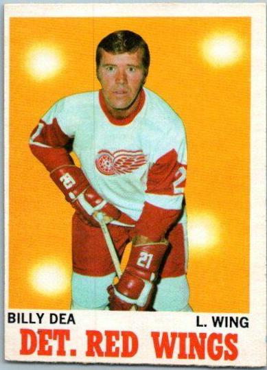 Billy Dea #30 Hockey Cards 1970 O-Pee-Chee