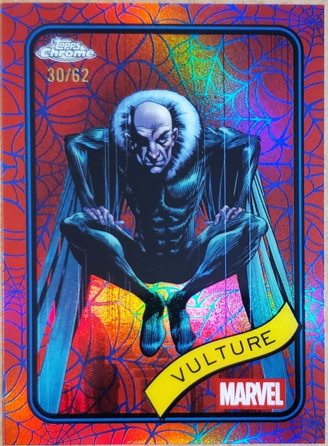 Vulture Blue & Red Spider Web Refractor