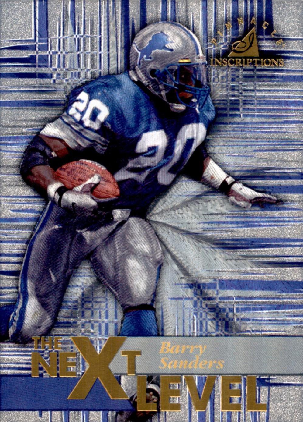 Barry Sanders #43 1997 Pinnacle Inscriptions Football