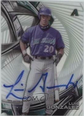 Luis Gonzalez #HT-LG Baseball Cards 2016 Topps High Tek Autograph