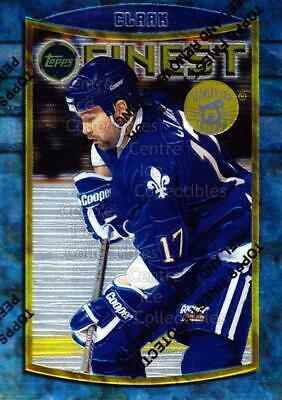 Wendel Clark #103 Hockey Cards 1994 Finest
