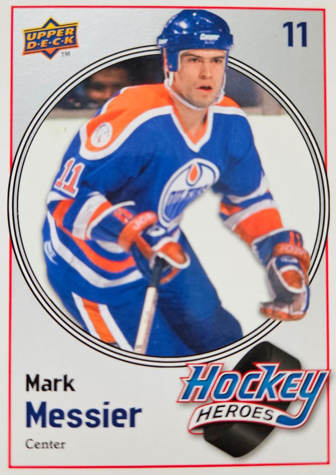 Mark Messier #HH20 2009 Upper Deck Hockey Heroes