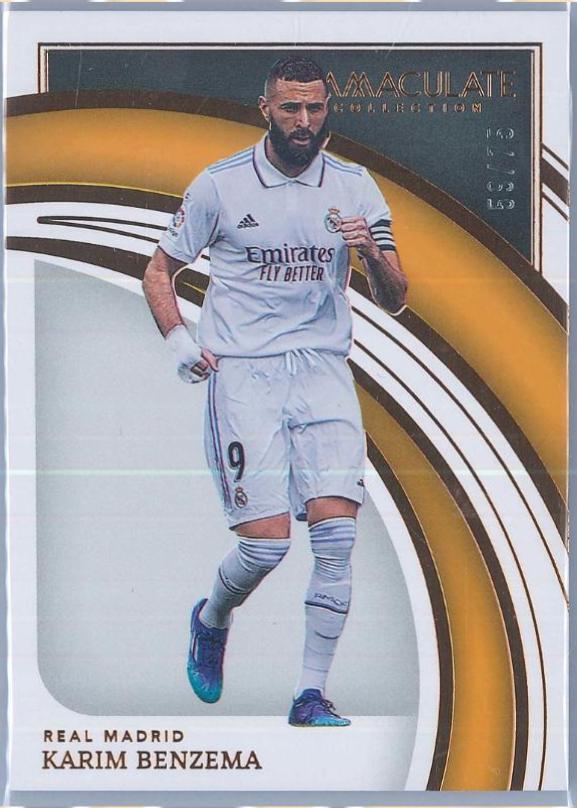 Karim Benzema #163 Soccer Cards 2022 Panini Immaculate Collection