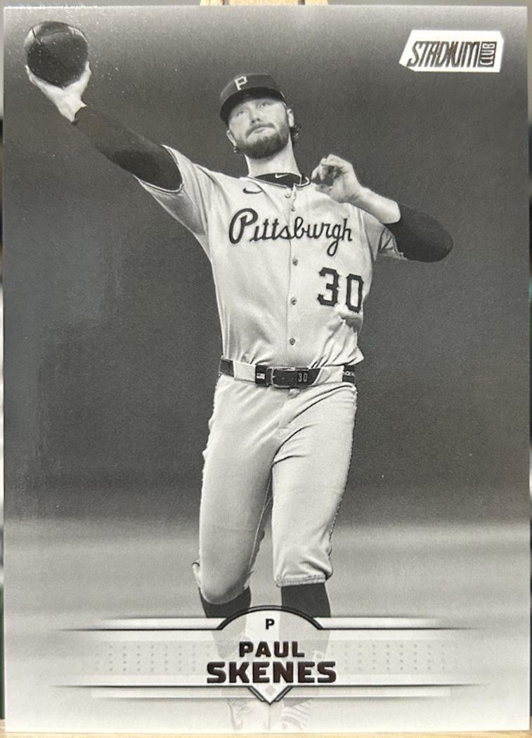 Paul Skenes [Black White] #105 Prices | 2025 Topps Stadium Club 