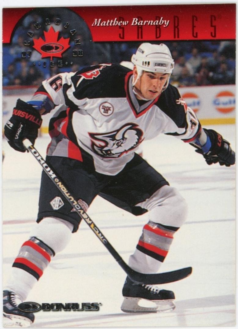 Matthew Barnaby #84 1997 Donruss Canadian Ice Hockey