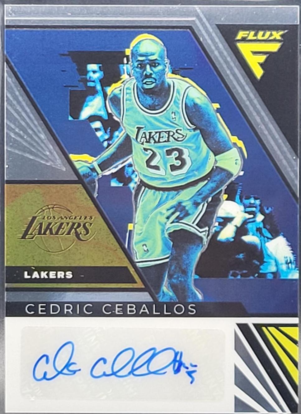 Cedric Ceballos #FS-COC Basketball Cards 2022 Panini Flux Signatures