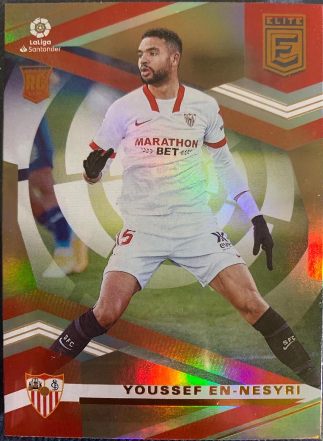 Youssef En Nesyri #4 Soccer Cards 2020 Panini Chronicles Elite La Liga