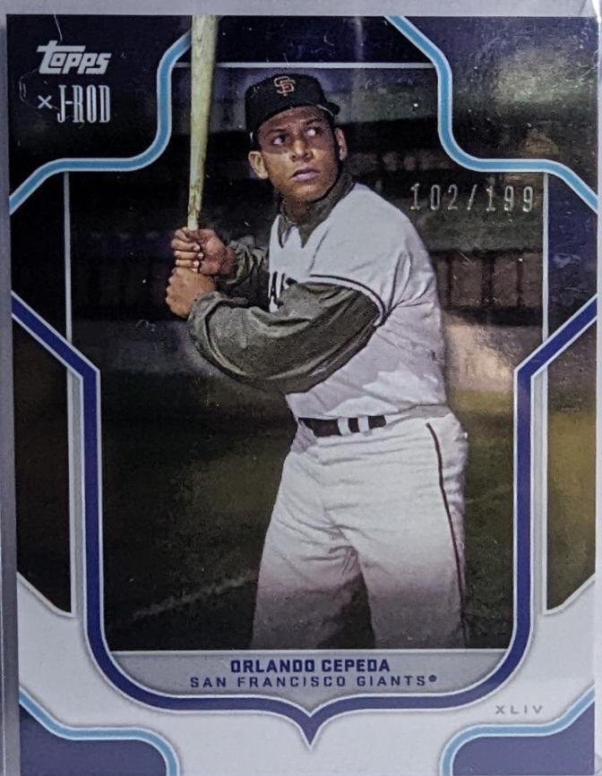 Orlando Cepeda #6 2023 Topps X J Rod The Show Out Collection Baseball