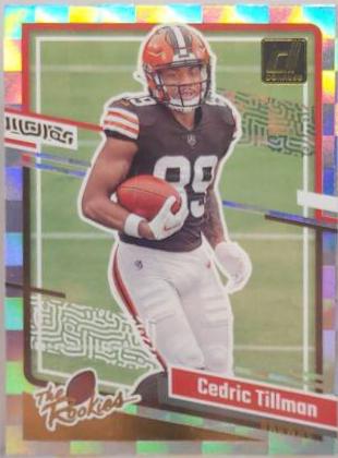 Cedric Tillman #24 Football Cards 2023 Panini Donruss The Rookies