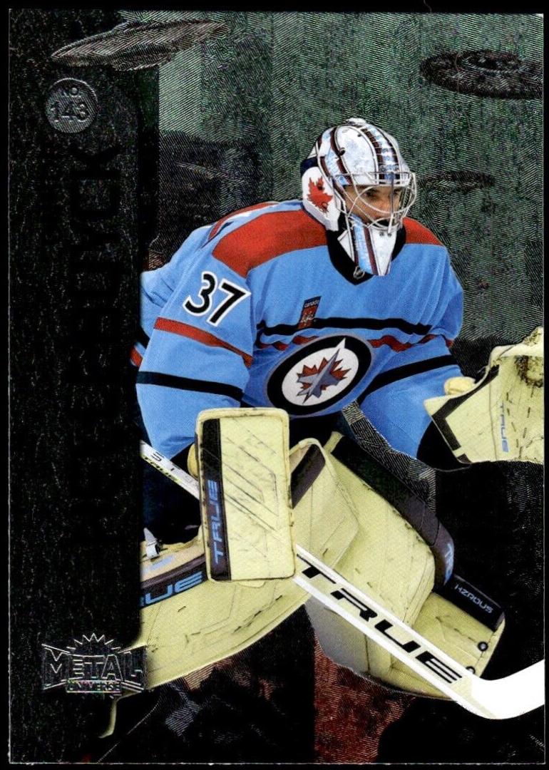 Connor Hellebuyck #143 2023-24 SkyBox Metal Universe Hockey