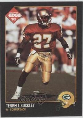 Terrell Buckley #R/U1 Football Cards 1992 Collector's Edge Prototypes