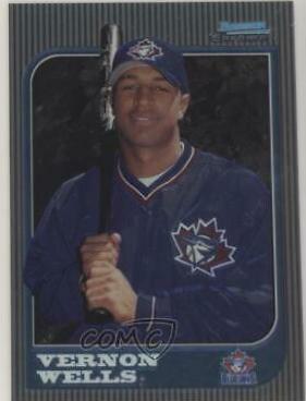 Vernon Wells #284 1997 Bowman Chrome Baseball