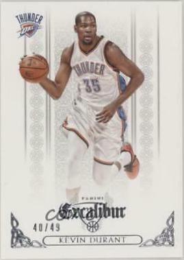 Kevin Durant #28 Basketball Cards 2014 Panini Excalibur