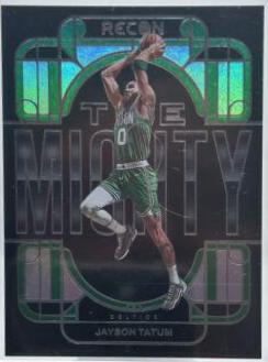Jayson Tatum #8 Basketball Cards 2023 Panini Recon The Mighty