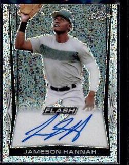 Jameson Hannah #BA-JH1 2018 Leaf Flash Autographs Baseball