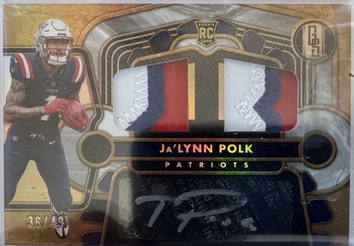 Ja'Lynn Polk #130 Football Cards 2024 Panini Gold Standard Autograph