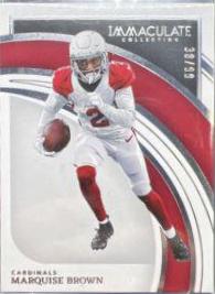 Marquise Brown #3 Football Cards 2022 Panini Immaculate Collection