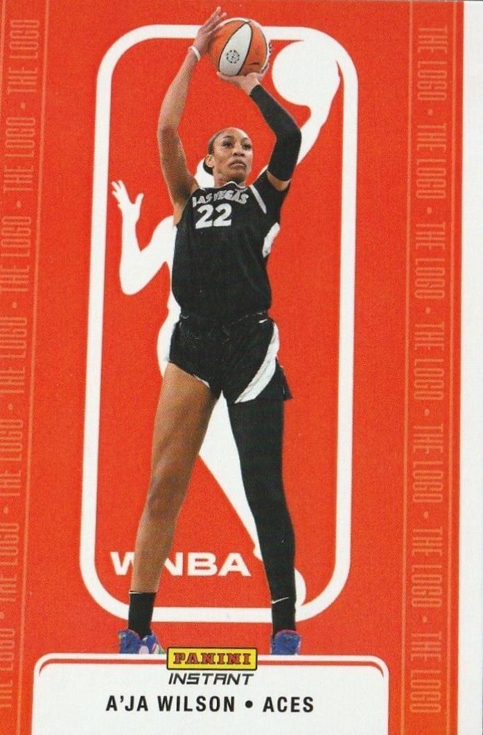 A'Ja Wilson #TL-1 Basketball Cards 2024 Panini Instant WNBA The Logo