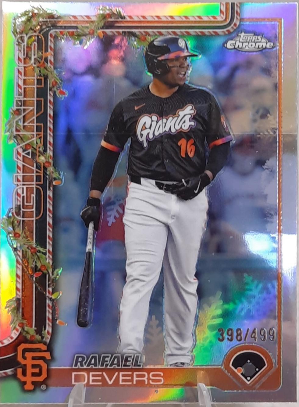 Rafael Devers [Refractor] #HC190 Prices | 2025 Topps Holiday