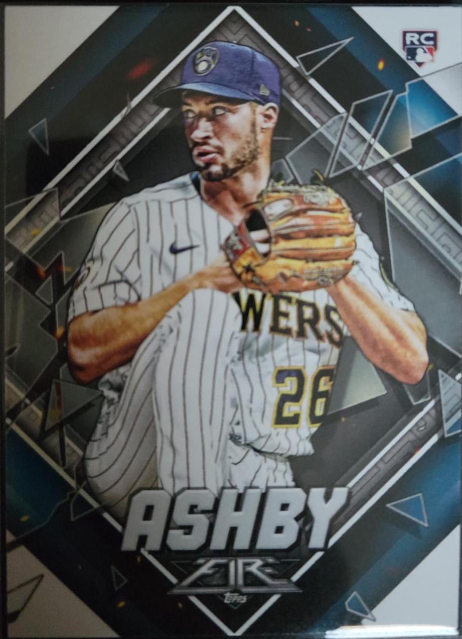 Aaron Ashby #82 Baseball Cards 2022 Topps Fire