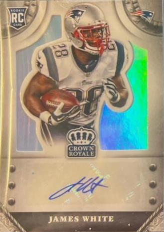 James White #S-JW 2014 Panini Crown Royale Football Rookie Signatures