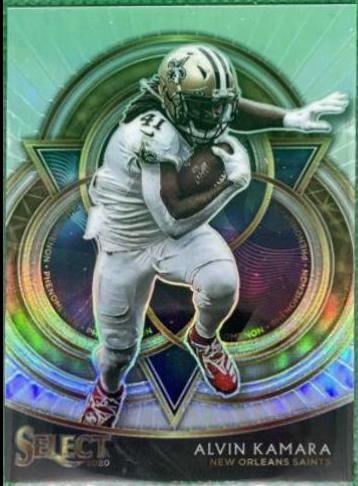 Alvin Kamara Football Cards 2020 Panini Select Phenomenon