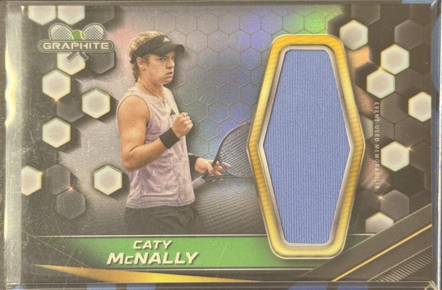 Caty McNally #GR-CMY Tennis Cards 2024 Topps Graphite Relic