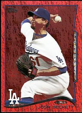 Josh Beckett #6 Baseball Cards 2014 Topps