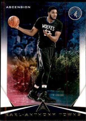 Karl Anthony Towns #8 Basketball Cards 2017 Panini Ascension