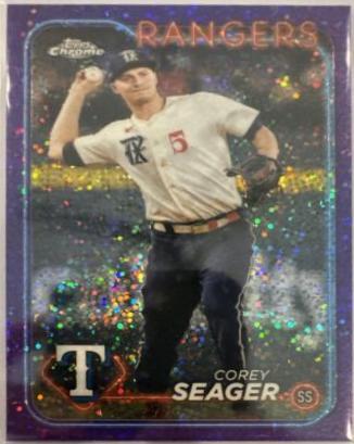Corey Seager [Purple Speckle Refractor] #100