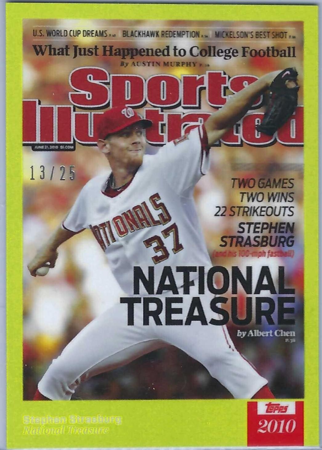 Stephen Strasburg [Canary Yellow] #32
