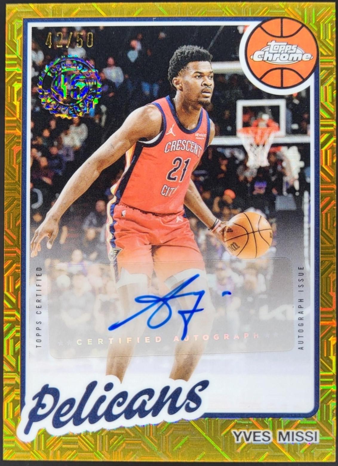 Yves Missi #80CA2-YM Prices | 2025 Topps 1980 Chrome Veteran