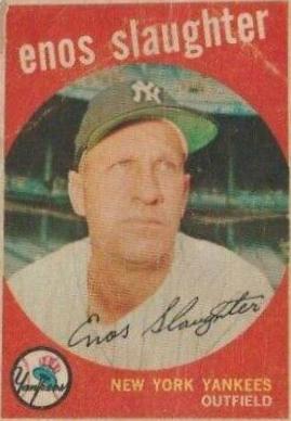 Enos Slaughter #155 1959 Venezuela Topps Baseball