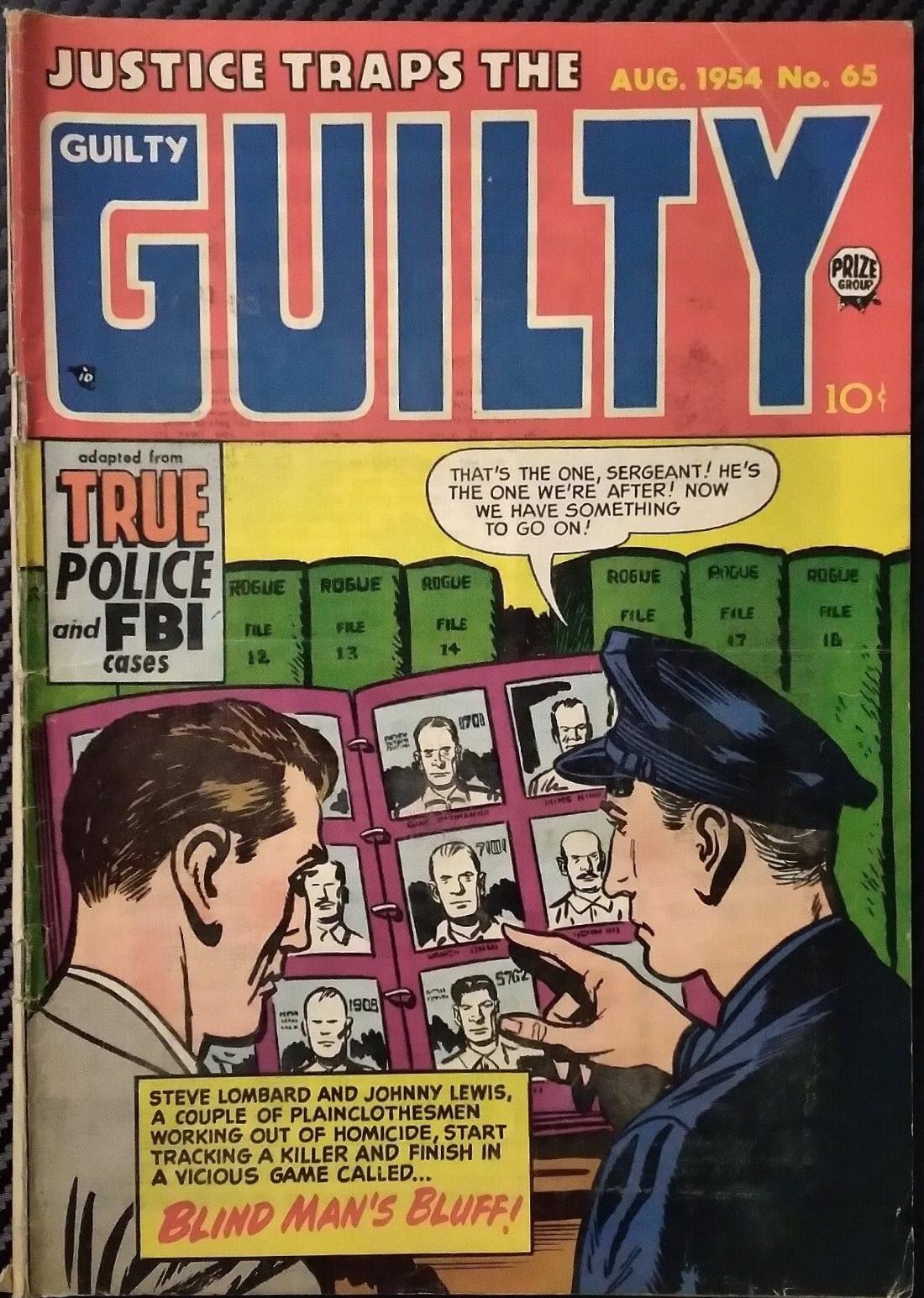 Justice Traps the Guilty #65 (1954) Comic Books Justice Traps the Guilty