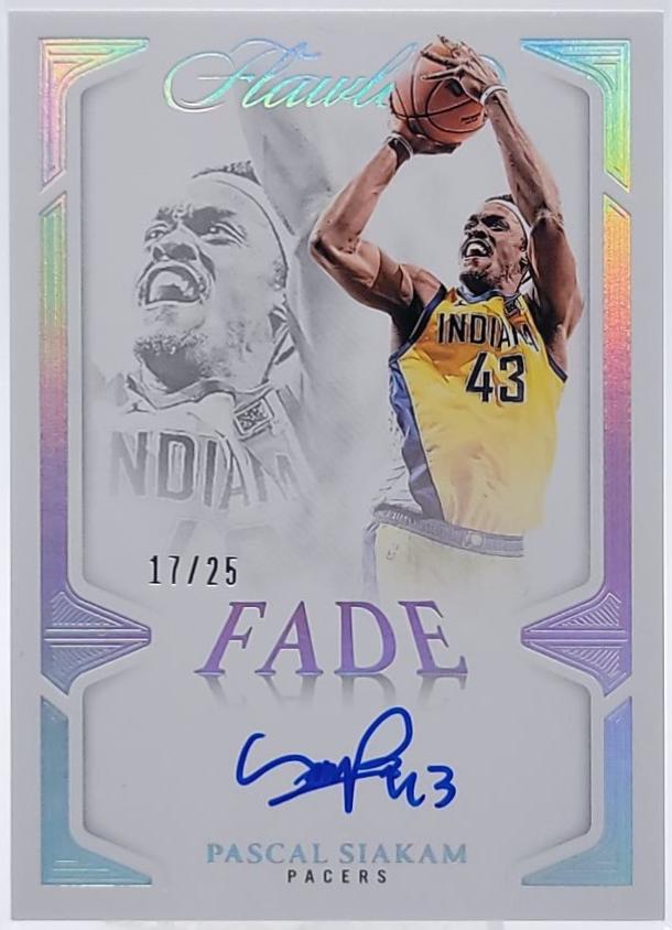 Pascal Siakam #17 2024 Panini Flawless Fade Signature Basketball