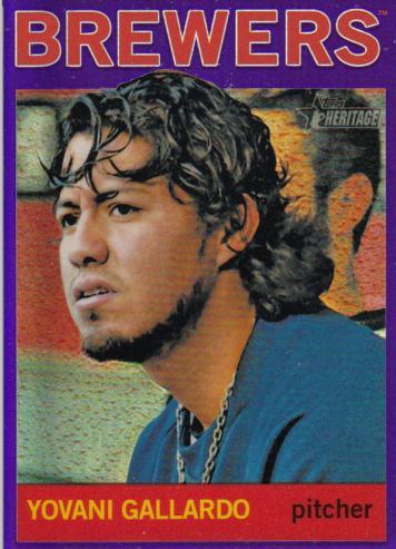 Yovani Gallardo [Black Refractor] #HC89