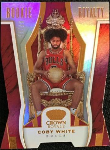Coby White #9 Basketball Cards 2019 Panini Crown Royale Rookie Royalty