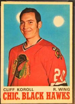 Cliff Koroll #147 Hockey Cards 1970 O-Pee-Chee