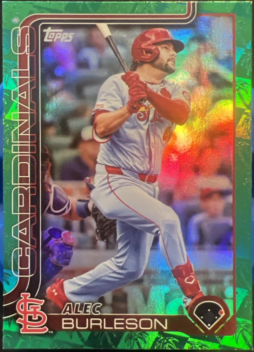 Alec Burleson [Spring Training Green] #41 Prices | 2025 Topps ...
