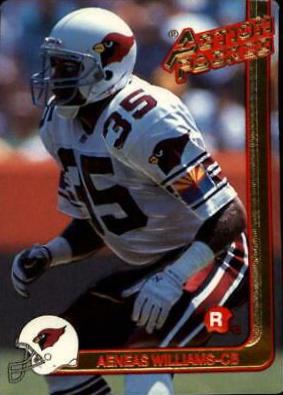 Aeneas Williams #67 Football Cards 1991 Action Packed Rookie Update