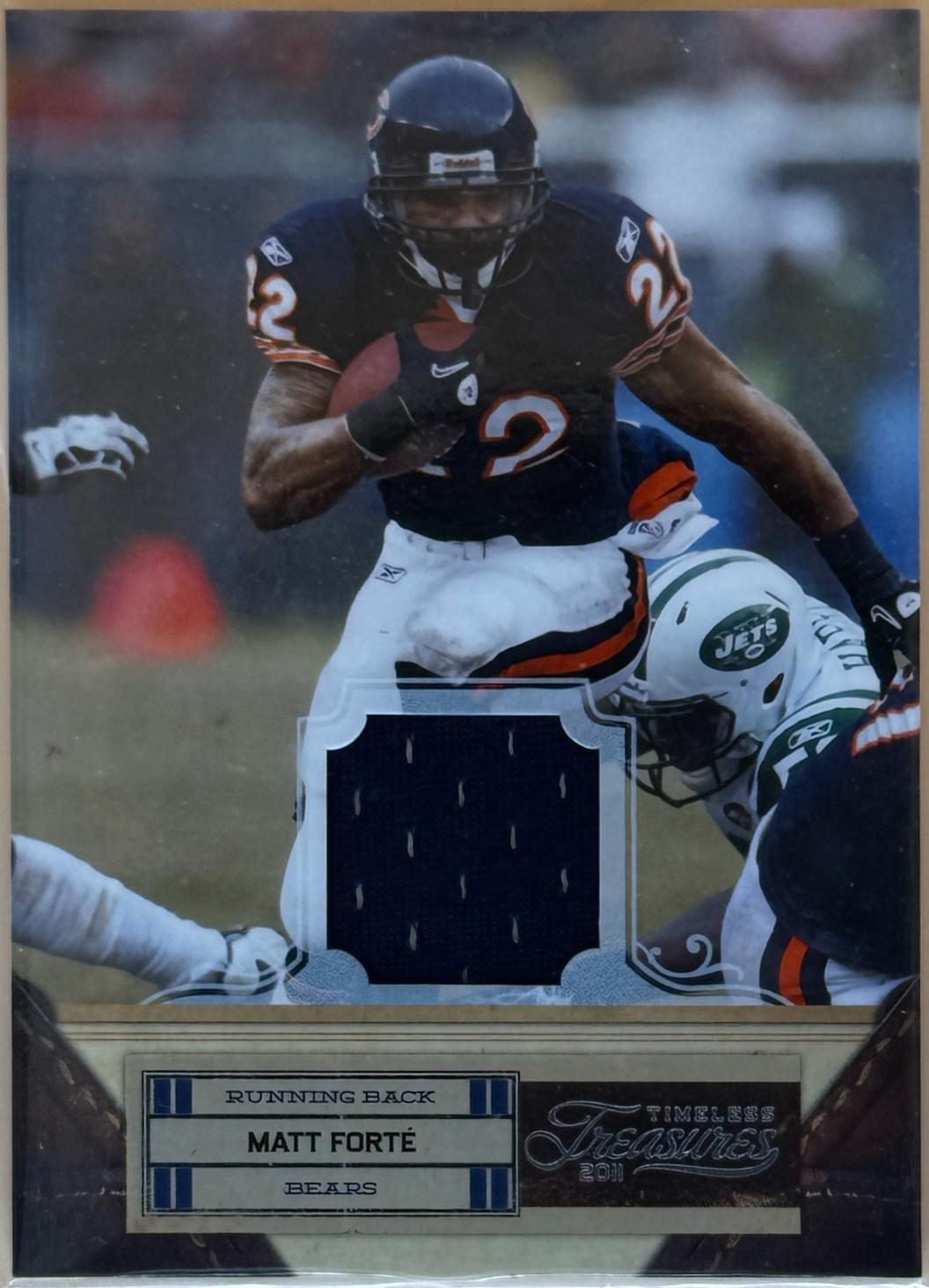 Matt Forte #62 2011 Panini Timeless Treasures Jersey Football