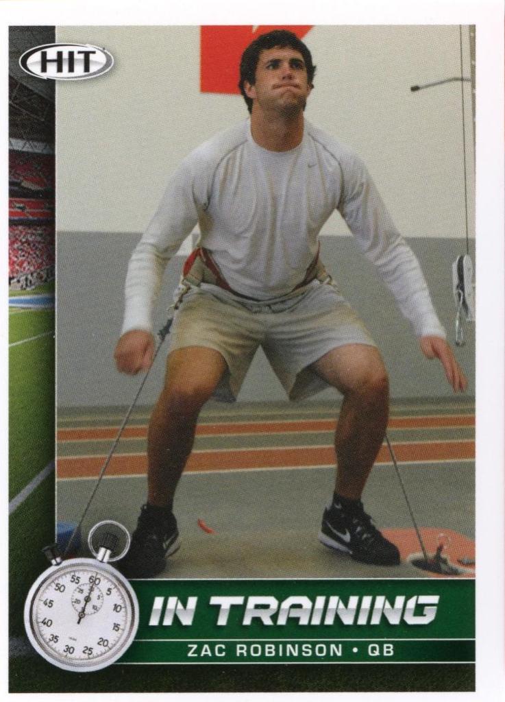 Zac Robinson #71 2010 Sage Hit Football