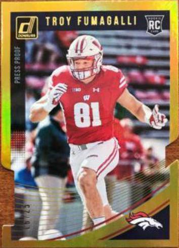 Troy Fumagalli #379 Football Cards 2018 Donruss