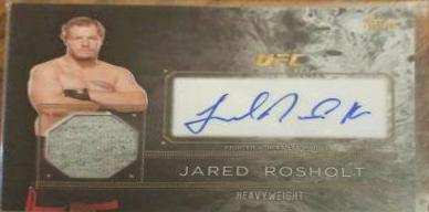 Jared Rosholt #TCAR-JR Ufc Cards 2016 Topps UFC Top of the Class Autograph Relic