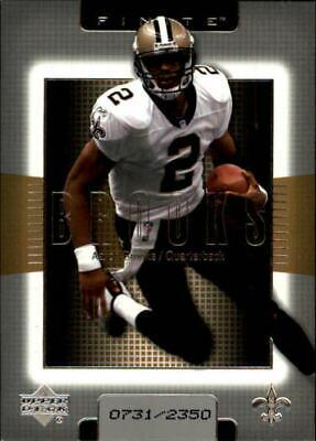 Aaron Brooks #2 Football Cards 2003 Upper Deck Finite