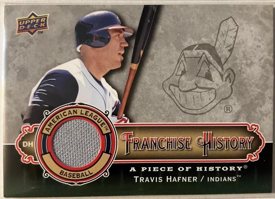 Travis Hafner #FH-TH Baseball Cards 2009 Upper Deck A Piece of History Franchise