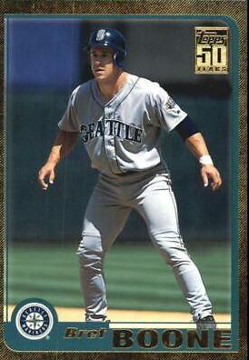 Bret Boone #T5 Baseball Cards 2001 Topps Traded