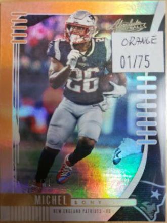 Sony Michel #2 Football Cards 2019 Panini Absolute