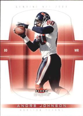 Andre Johnson #17 Football Cards 2004 Fleer Genuine
