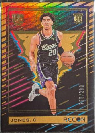 Colby Jones #25 Basketball Cards 2023 Panini Recon Rookie